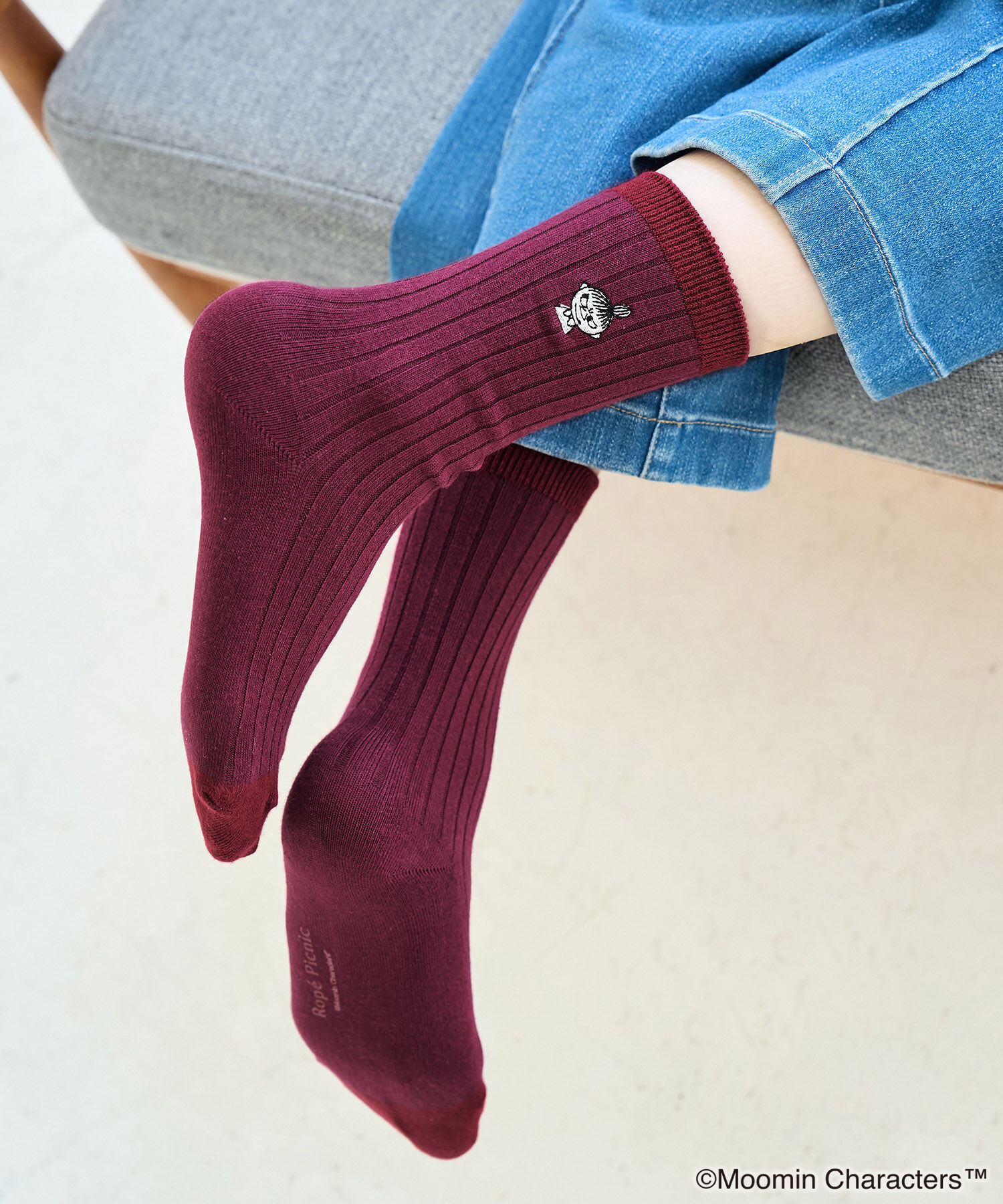 ROPE PICNIC PASSAGE「【MOOMIN &times;ROPE' PICNIC】ソックス」|ソックス|