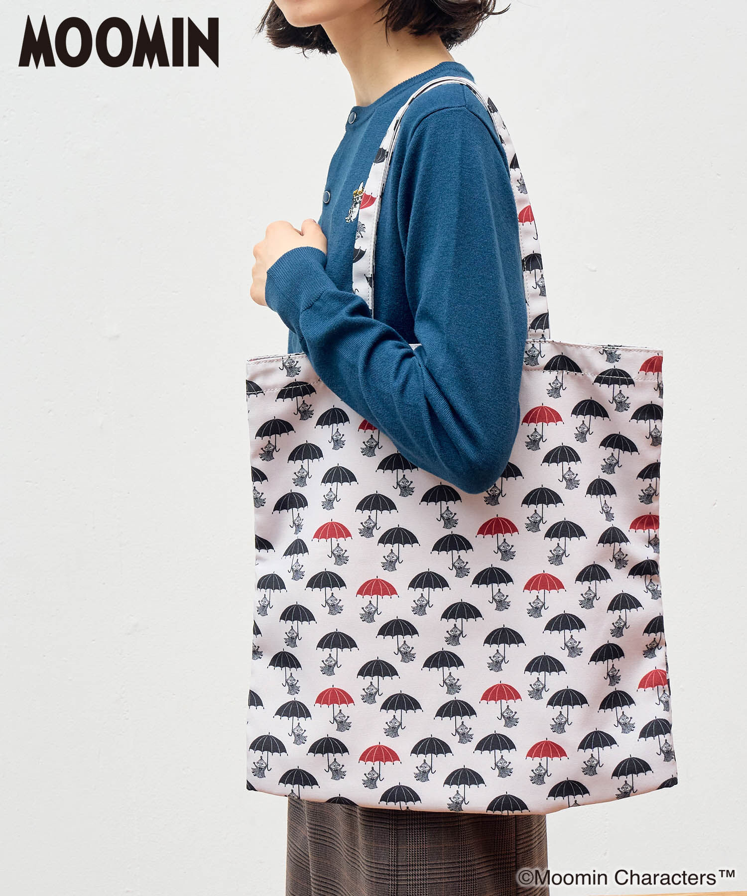 ROPE PICNIC PASSAGE「【MOOMIN &times;ROPE' PICNIC】トートバッグ」|トートバッグ|ライトグレー(08)