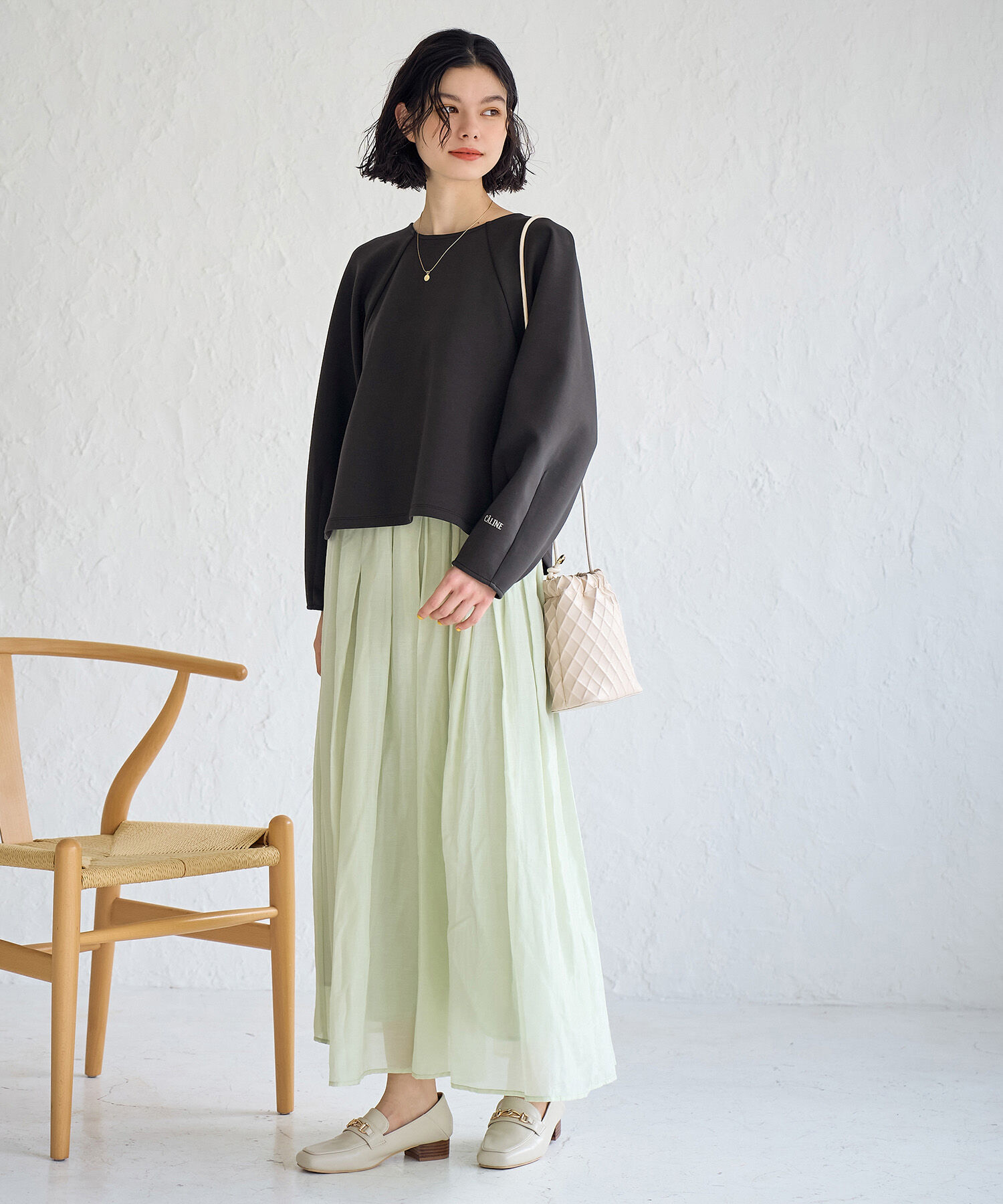 Rope&rsquo;Picnic「CALINE&times;ROPE' PICNIC/ダンボールカットトップス」|Tシャツ・カットソー|