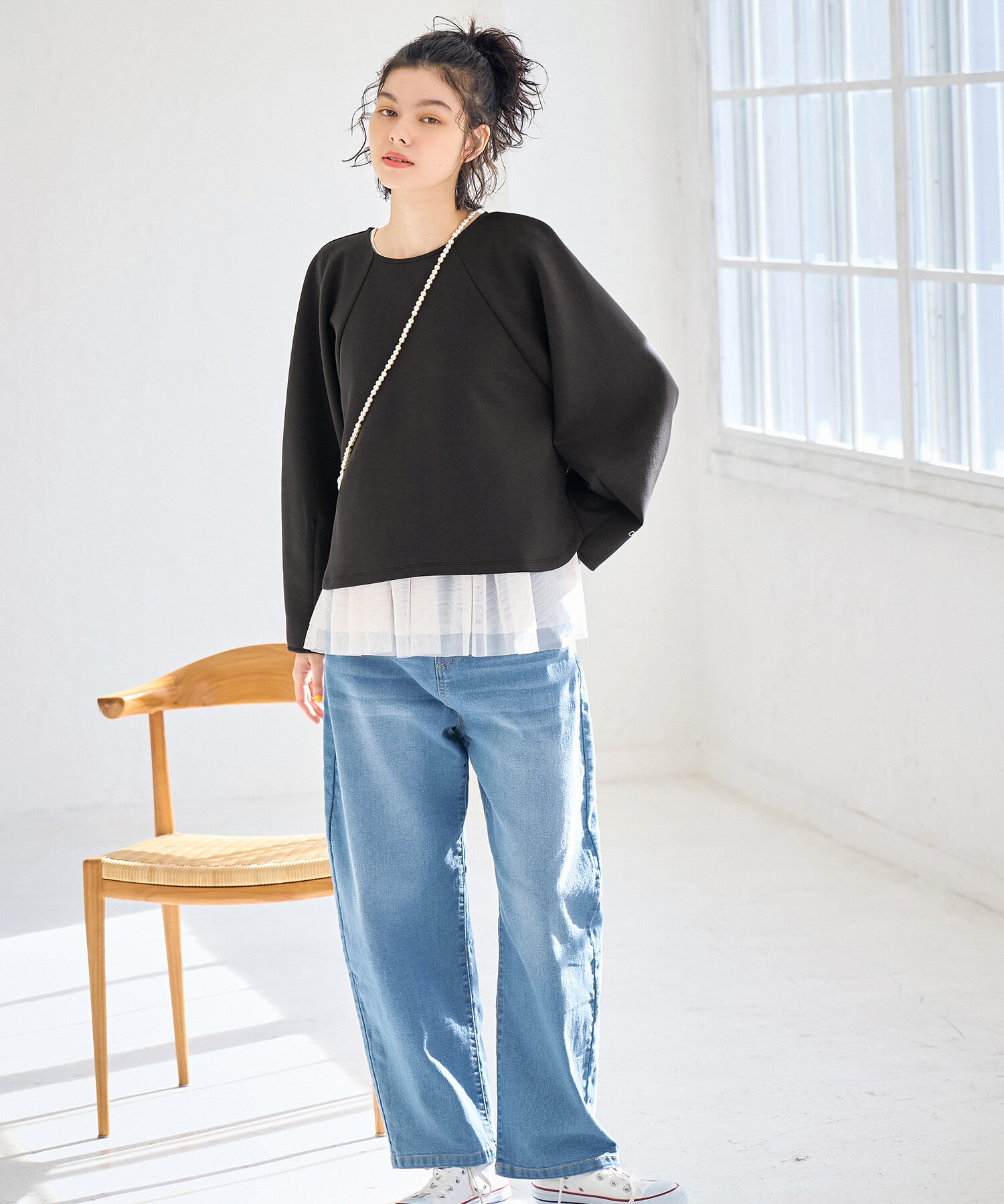 Rope&rsquo;Picnic「CALINE&times;ROPE' PICNIC/ダンボールカットトップス」|Tシャツ・カットソー|