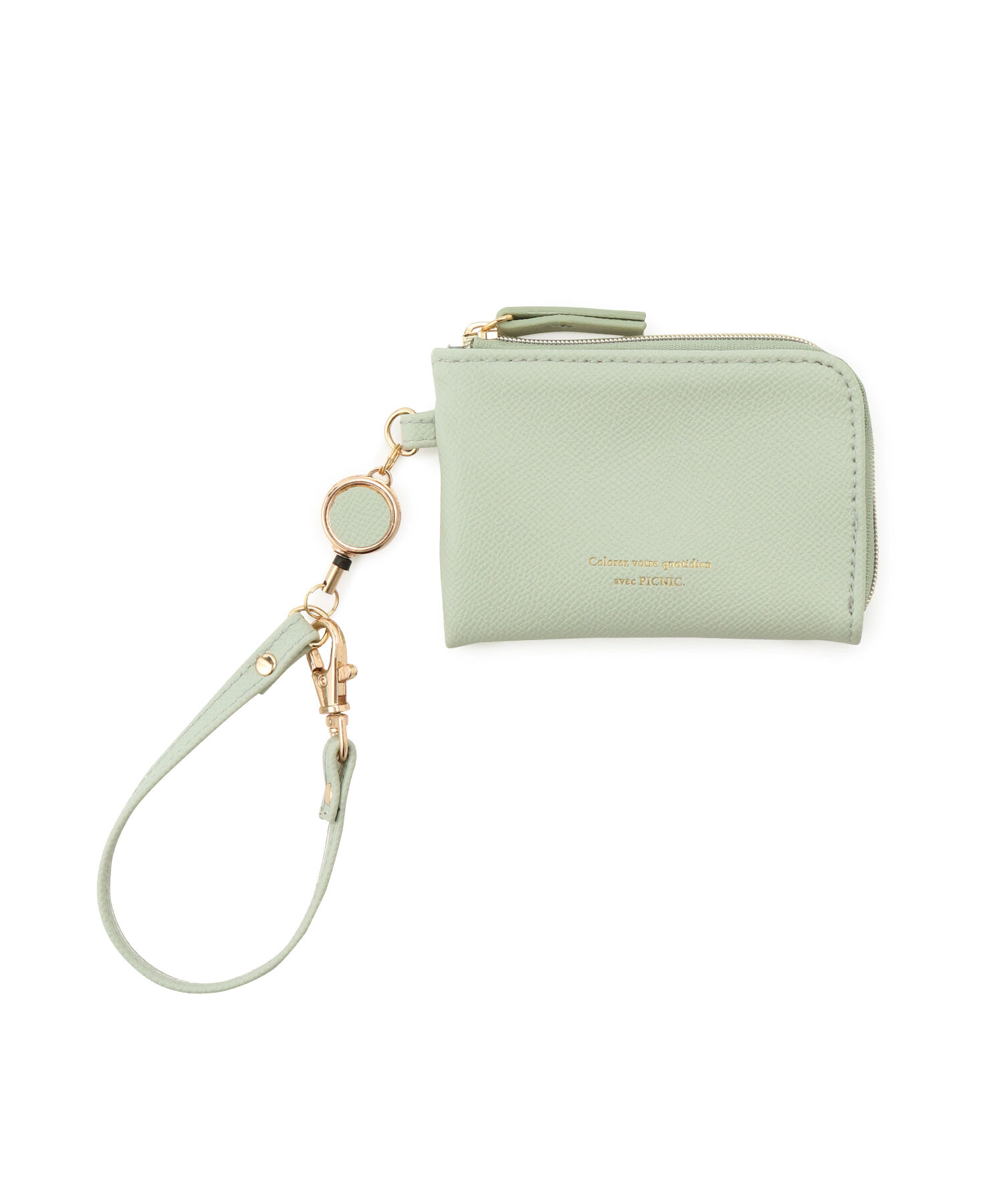 ROPE PICNIC PASSAGE「エンボスリール付きパスケース」|定期入れ|