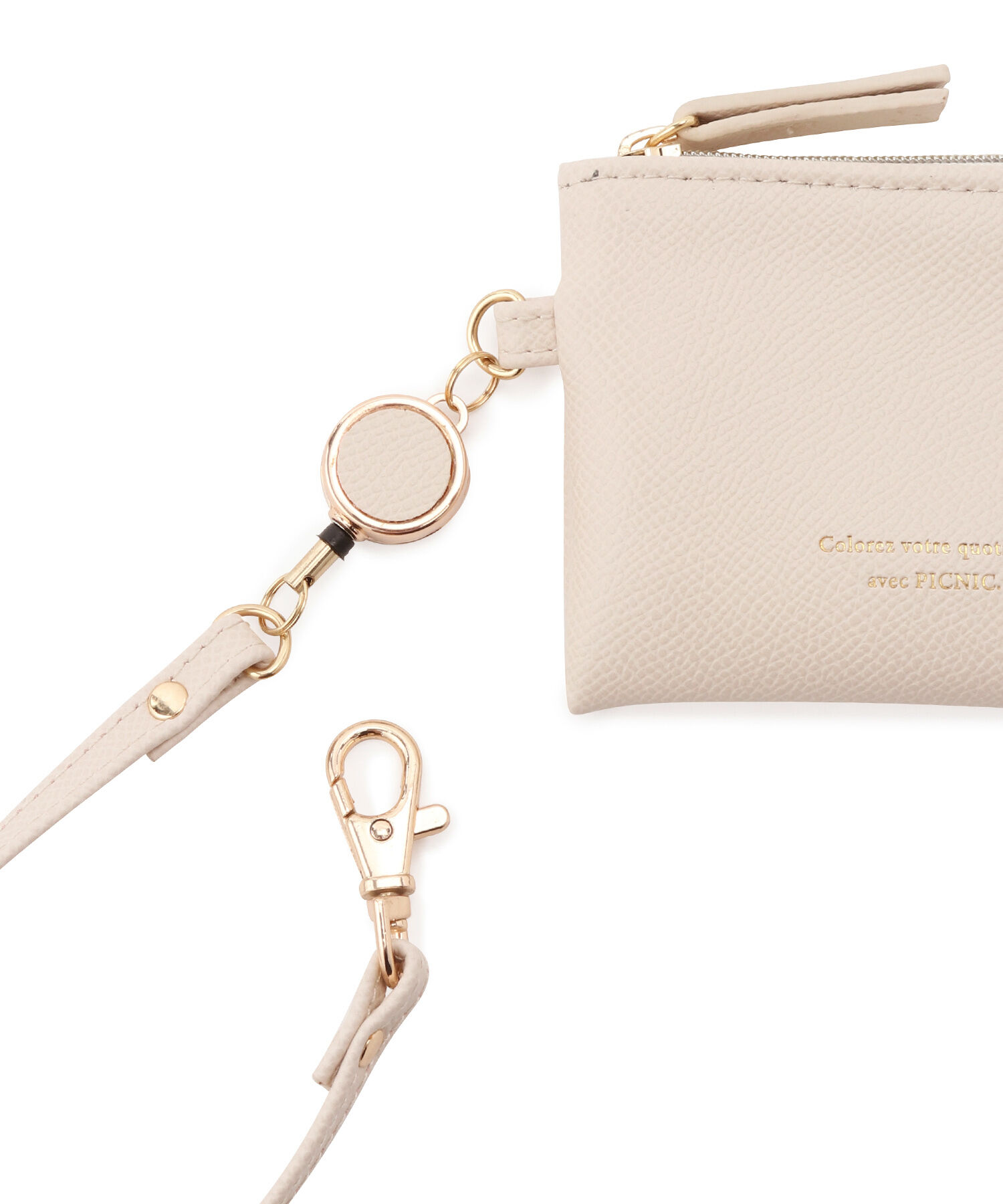 ROPE PICNIC PASSAGE「エンボスリール付きパスケース」|定期入れ|