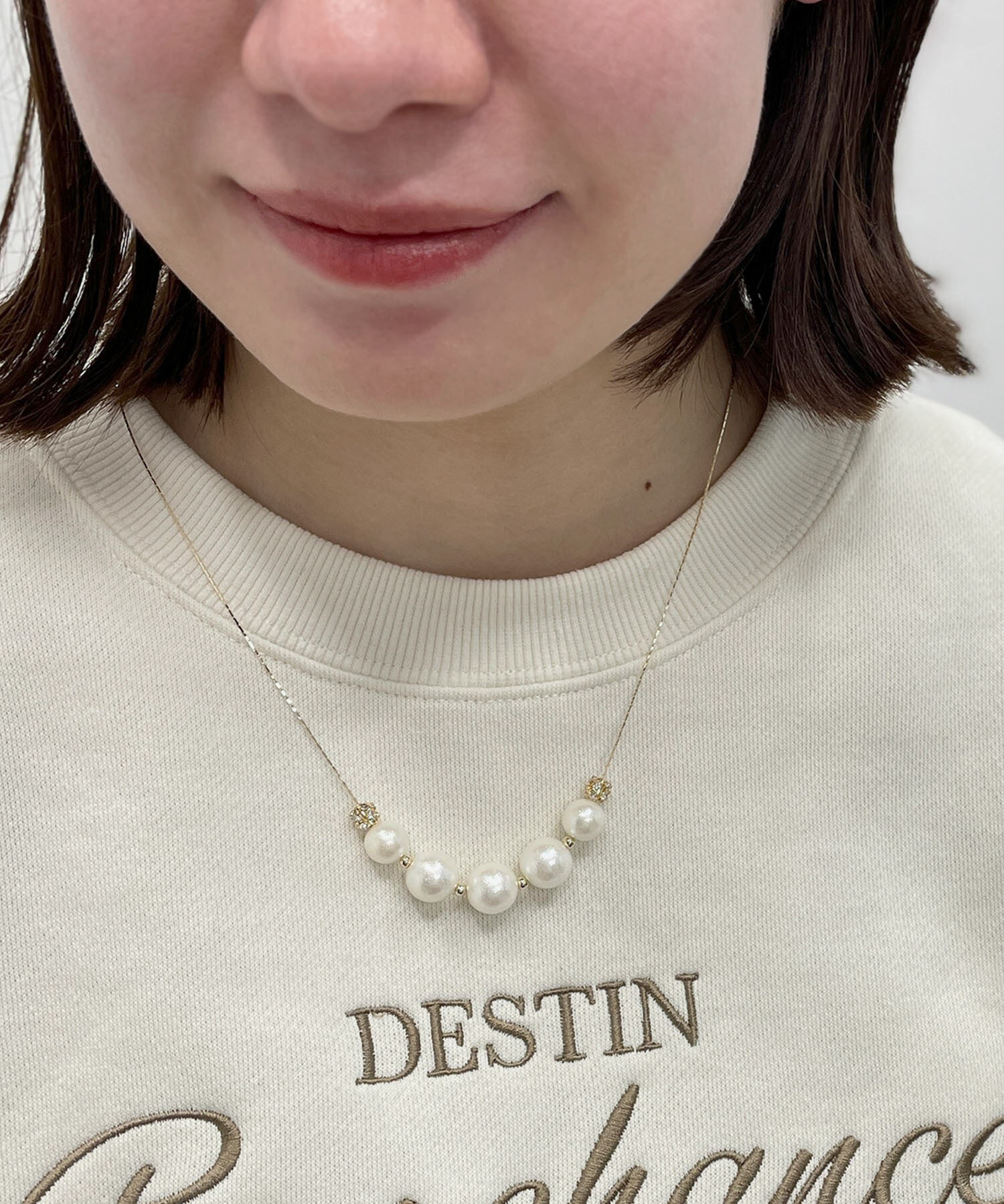 ROPE PICNIC PASSAGE「ロンデル&times;パールネックレス」|ネックレス|