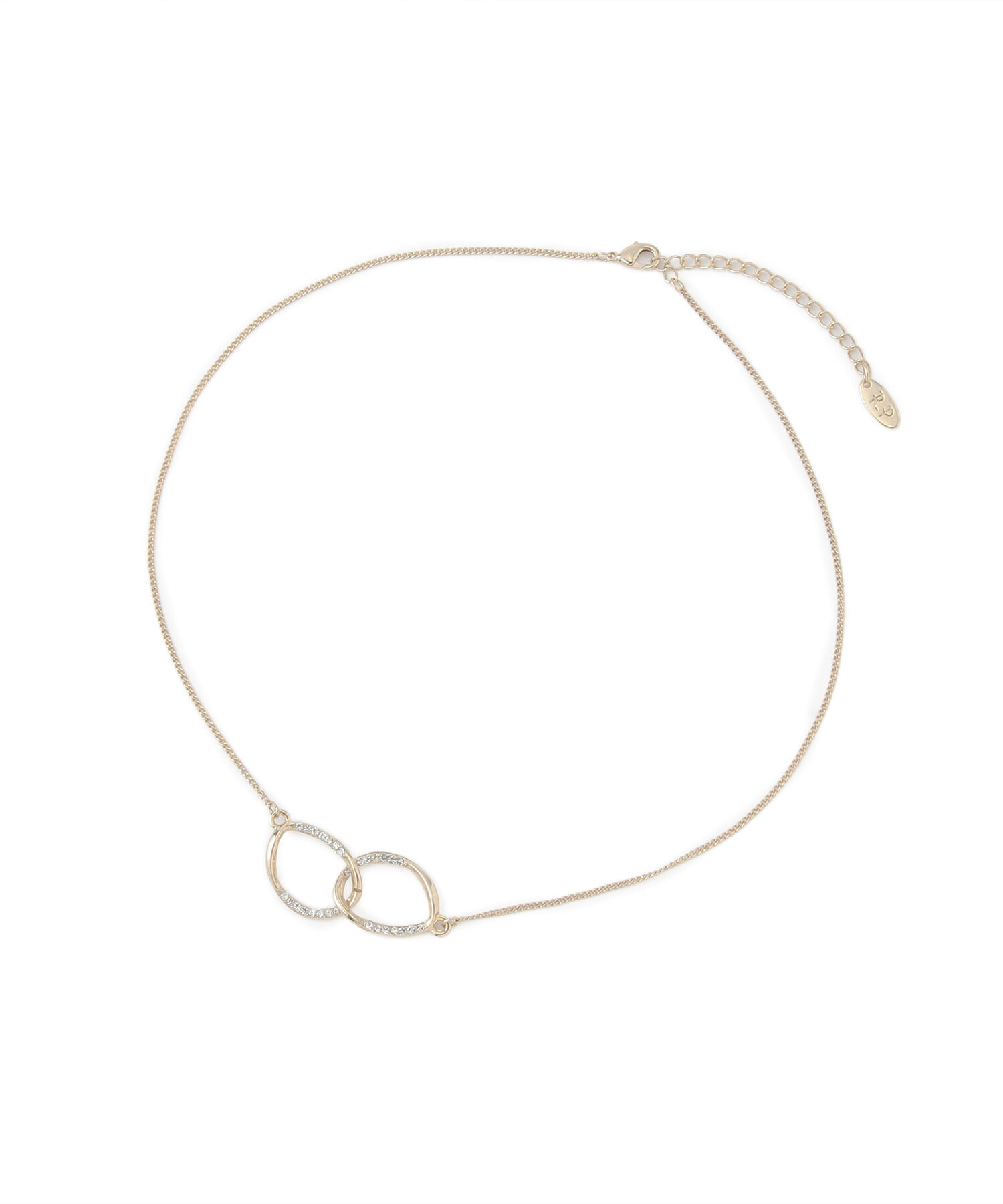 ROPE PICNIC PASSAGE「ダブルオーバルトップショートネックレス」|ネックレス|