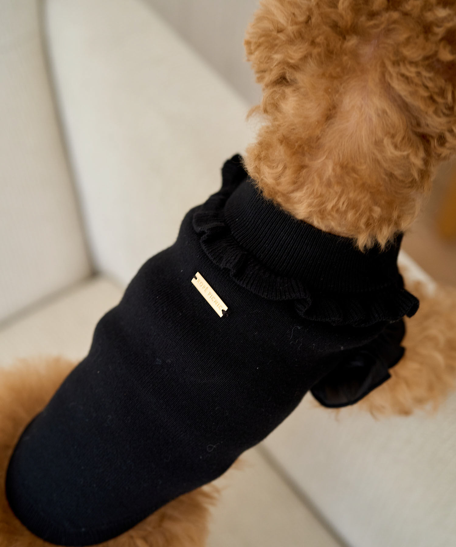 ROPE PICNIC PASSAGE「【DOG】袖プリ－ツニットプルオーバー/リンクコーデ」|その他|