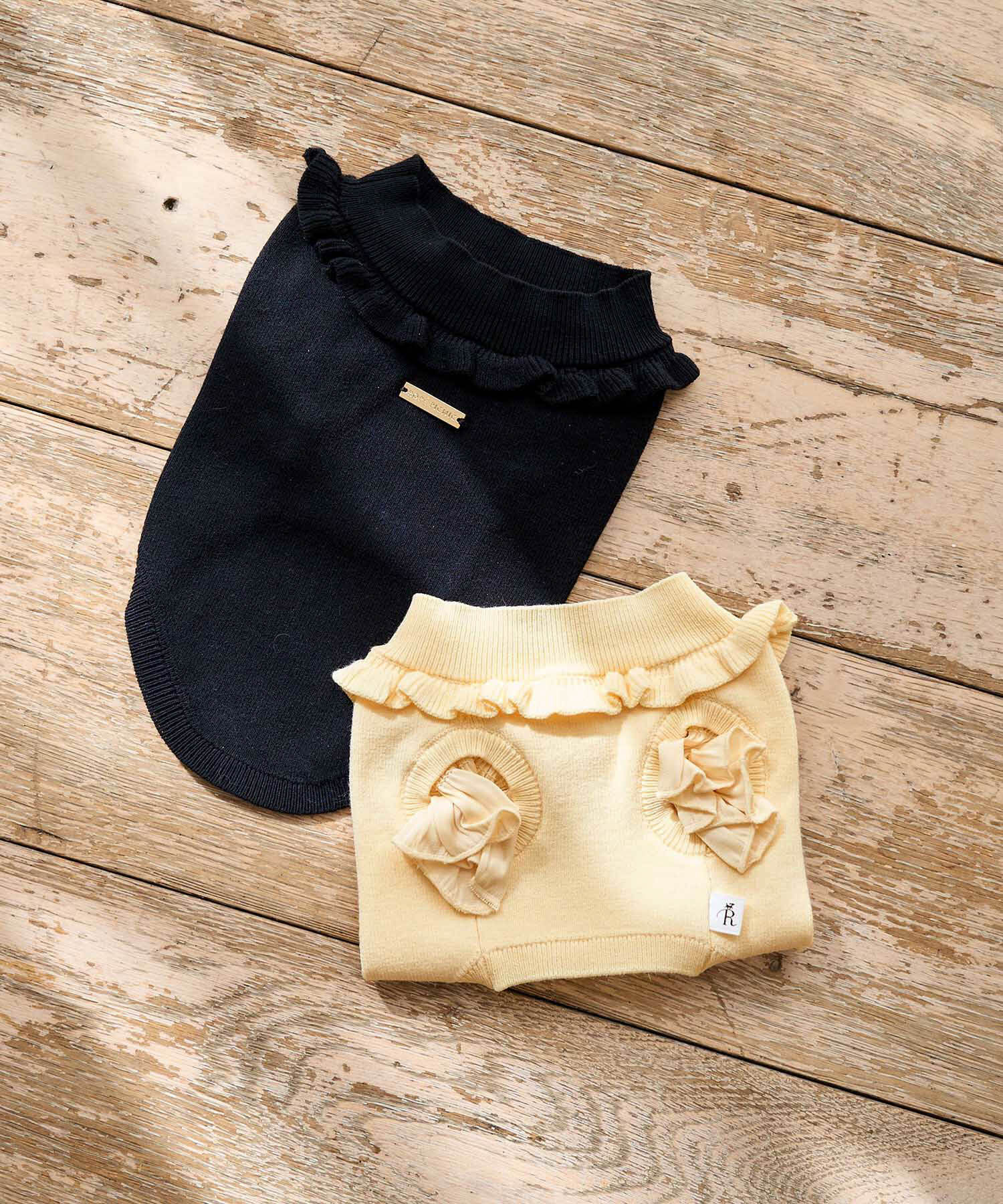 ROPE PICNIC PASSAGE「【DOG】袖プリ－ツニットプルオーバー/リンクコーデ」|その他|