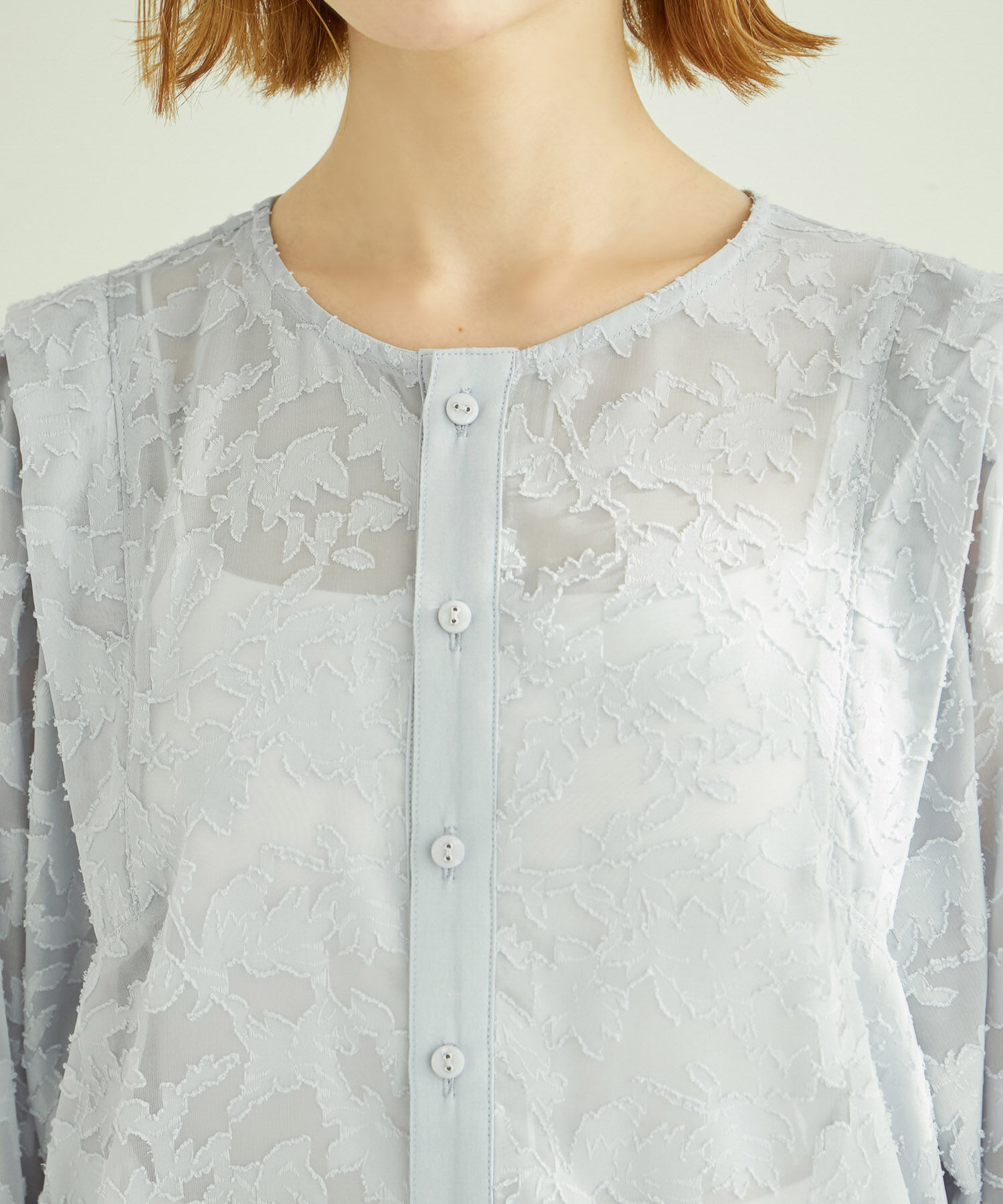 Rope&rsquo;Picnic「カットジャガード華やぎカーディガン」|カーディガン|