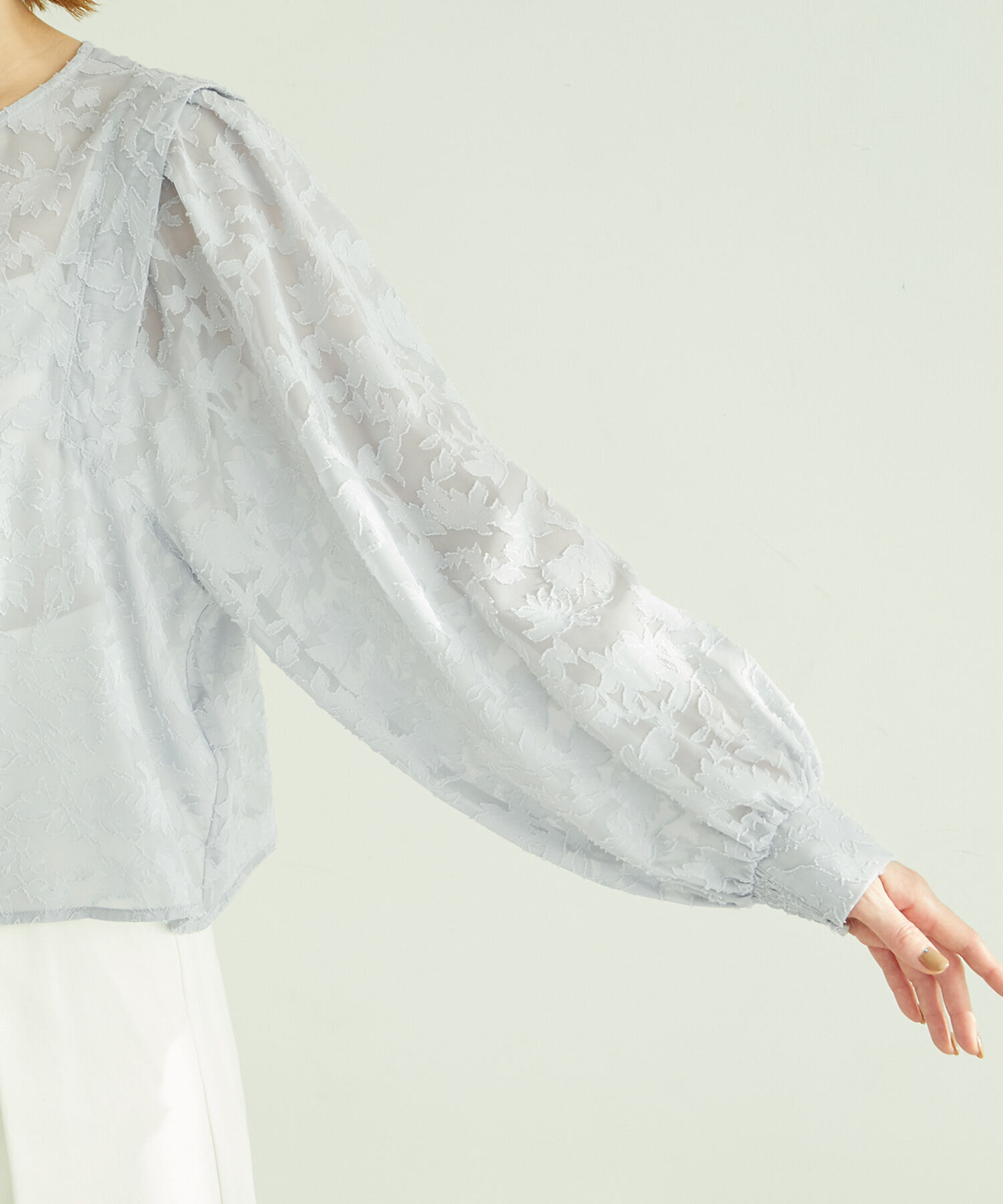 Rope&rsquo;Picnic「カットジャガード華やぎカーディガン」|カーディガン|