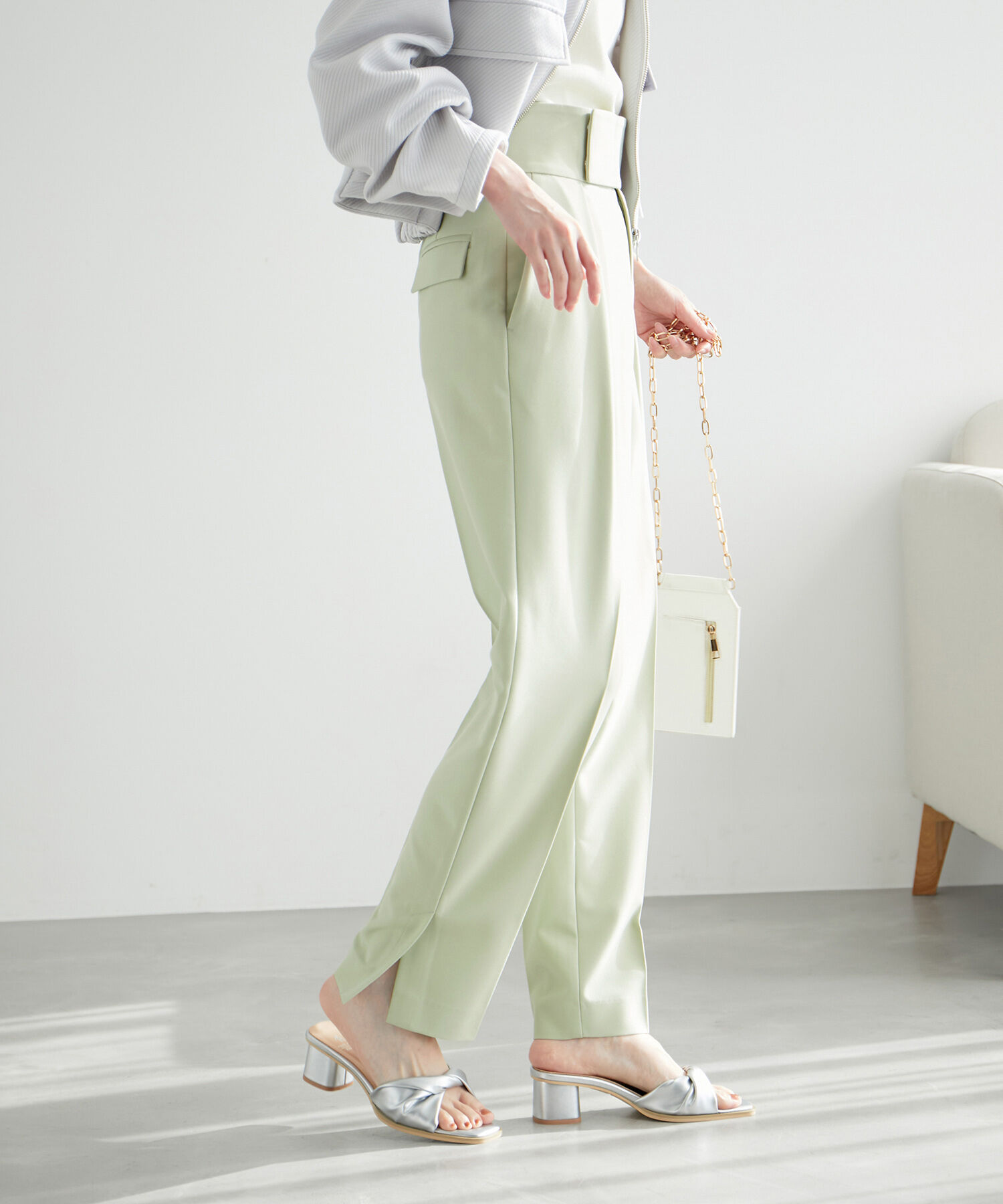 Rope&rsquo;Picnic「ハイウエストテーパードパンツ」|その他|