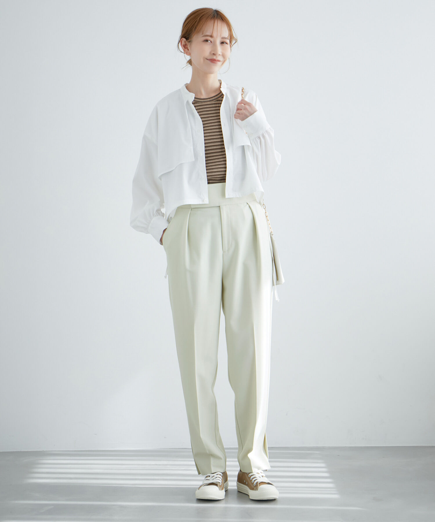 Rope&rsquo;Picnic「ハイウエストテーパードパンツ」|その他|