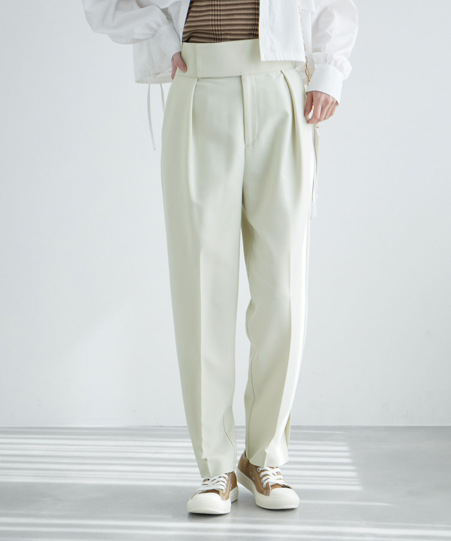 Rope&rsquo;Picnic「ハイウエストテーパードパンツ」|その他|