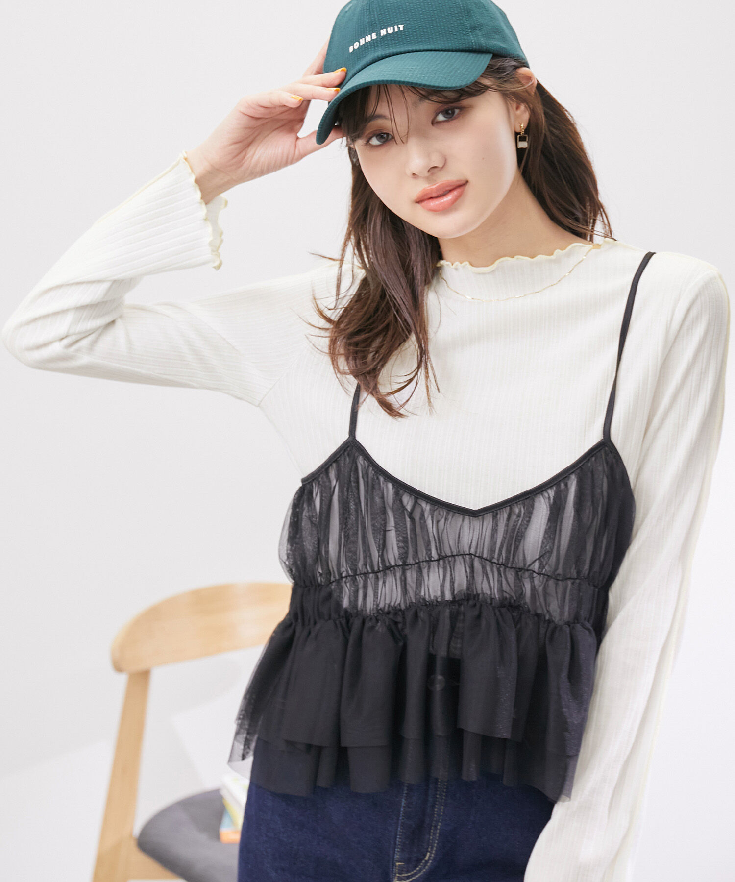 Rope&rsquo;Picnic「2WAY/リブメロウトップス」|Tシャツ・カットソー|