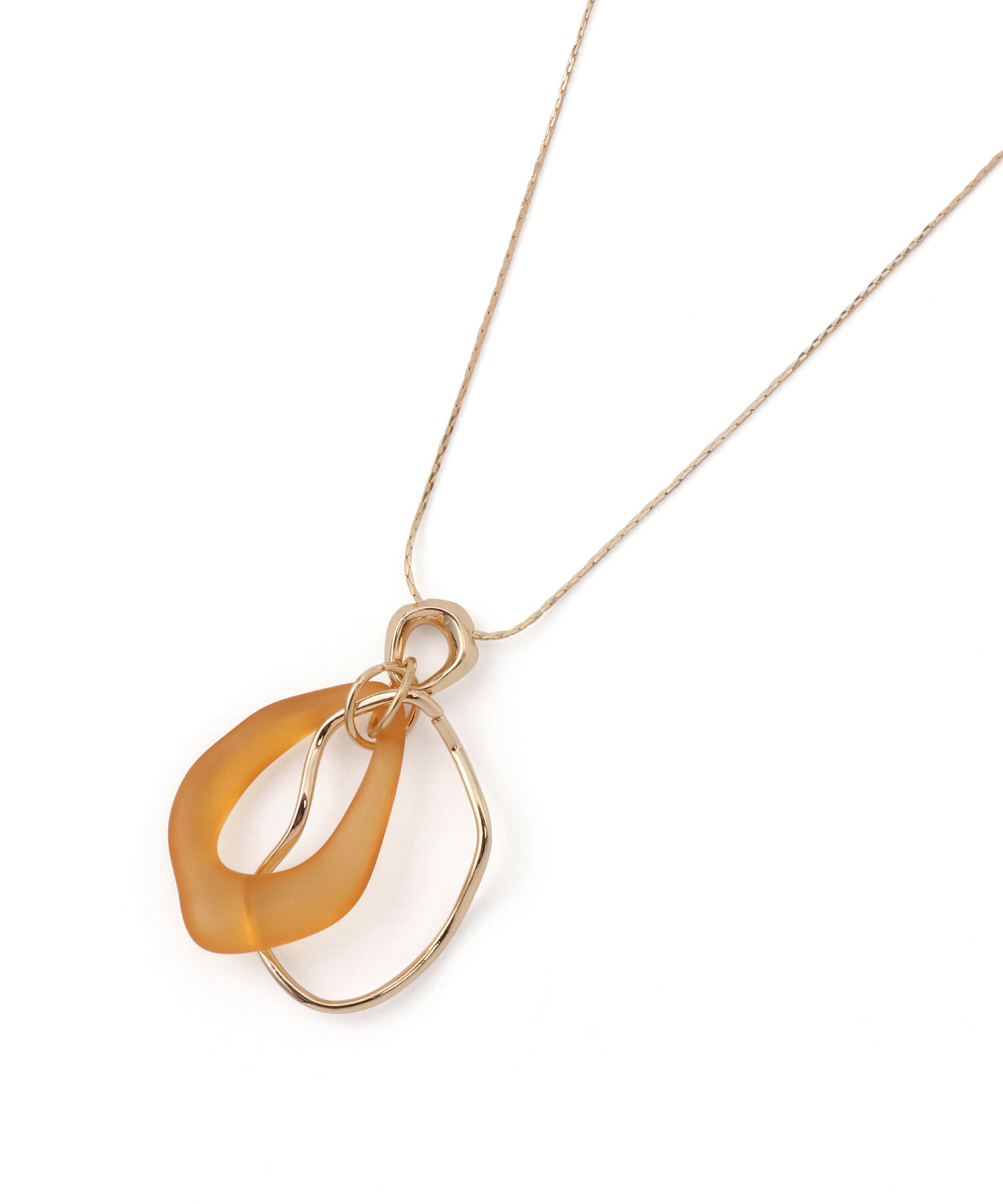 ROPE PICNIC PASSAGE「マットクリアパーツトップネックレス」|ネックレス|