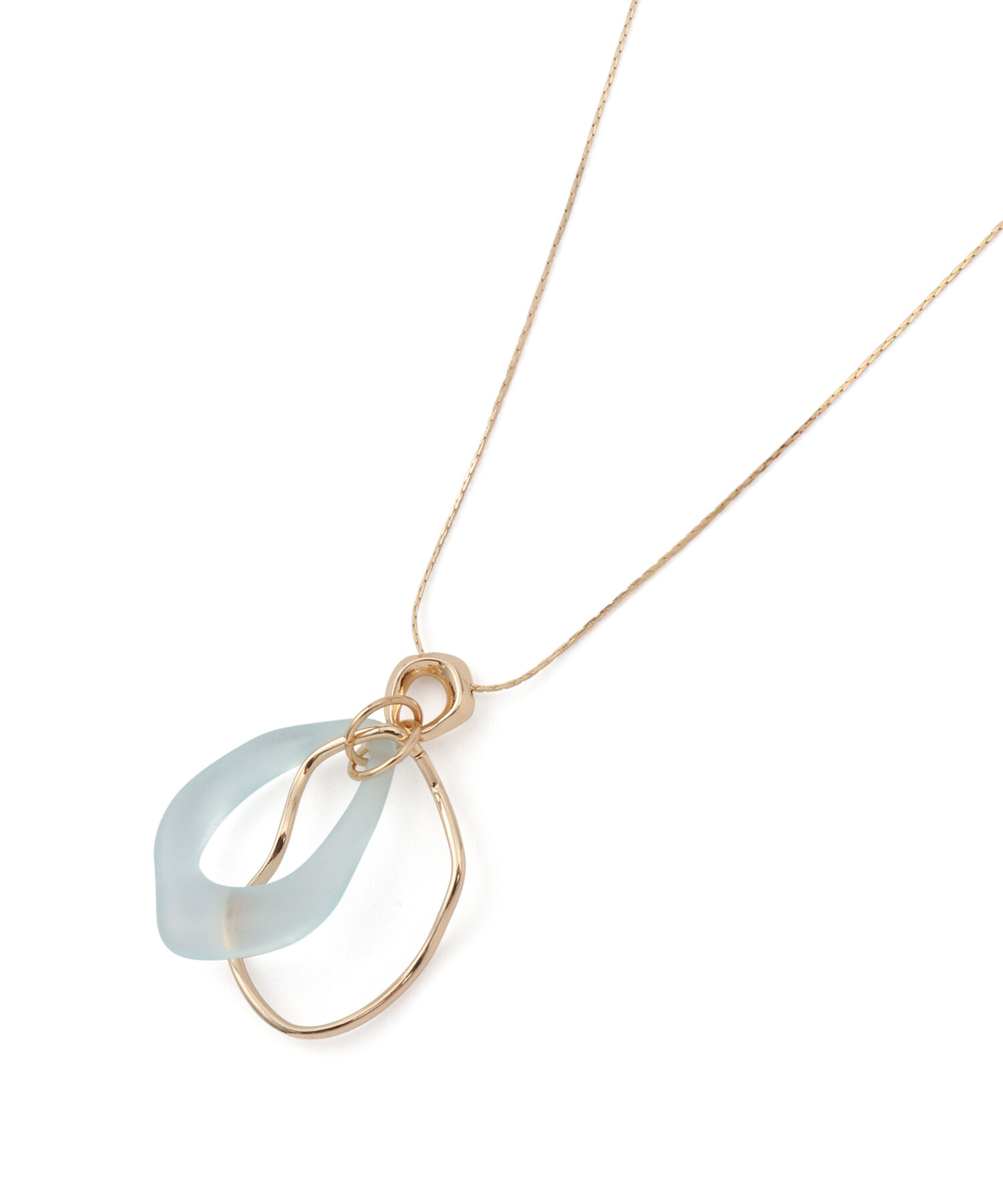 ROPE PICNIC PASSAGE「マットクリアパーツトップネックレス」|ネックレス|