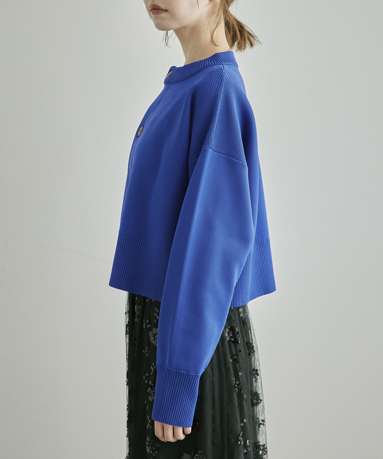 Rope&rsquo;Picnic「編み切り替えニットカーディガン」|カーディガン|