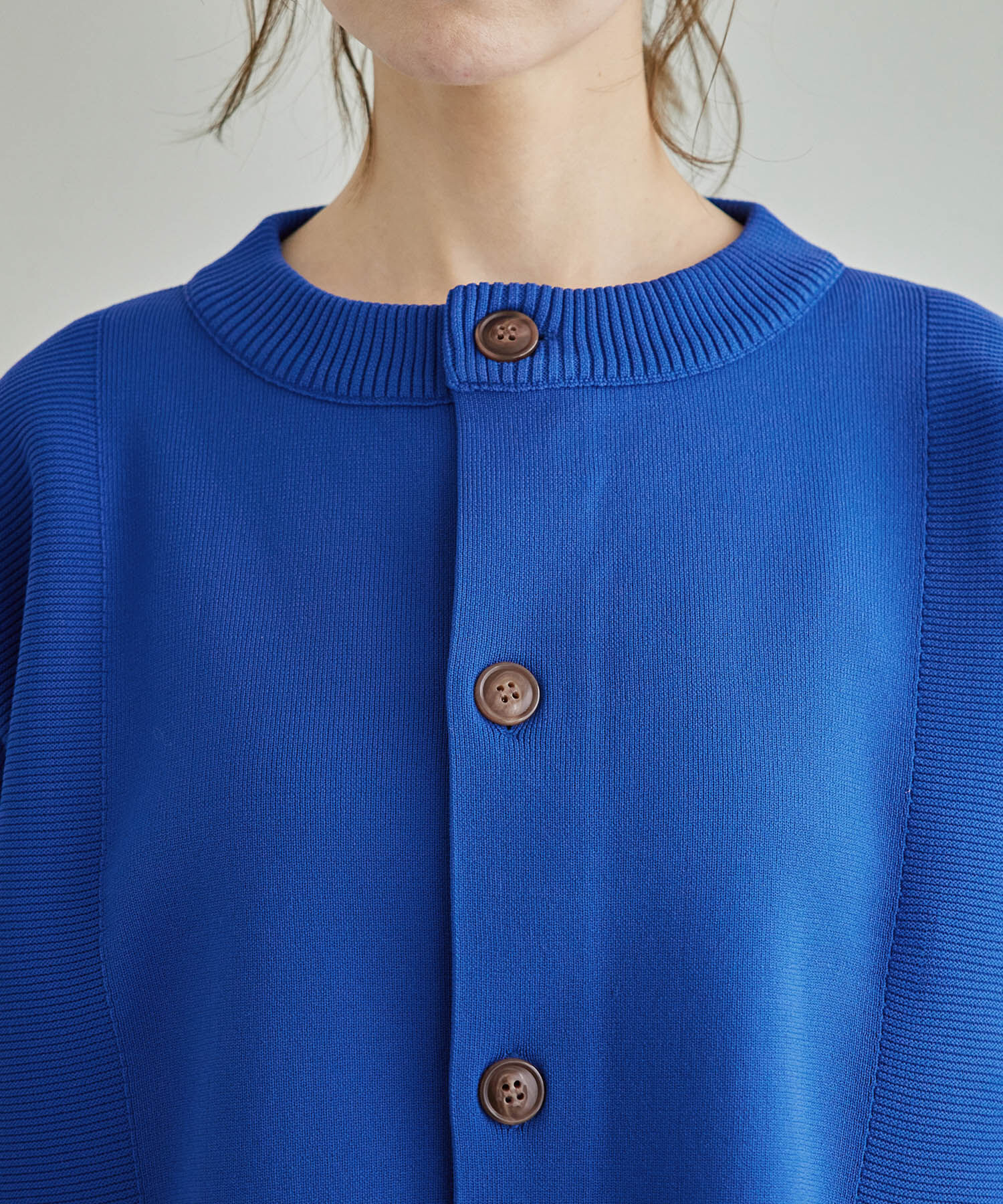 Rope&rsquo;Picnic「編み切り替えニットカーディガン」|カーディガン|