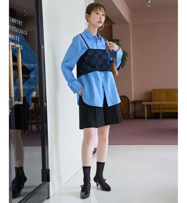 Rope&rsquo;Picnic「ハーフタックパンツ」|チノ|