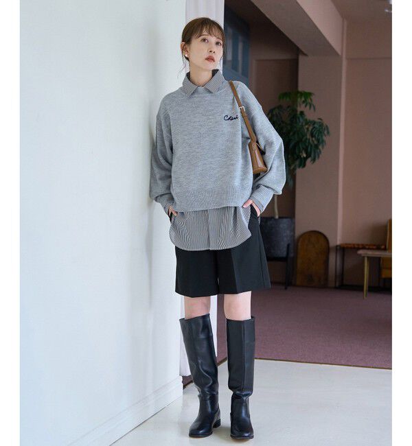 Rope&rsquo;Picnic「ハーフタックパンツ」|チノ|