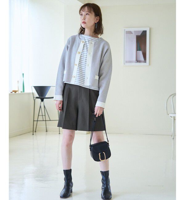 Rope&rsquo;Picnic「ハーフタックパンツ」|チノ|