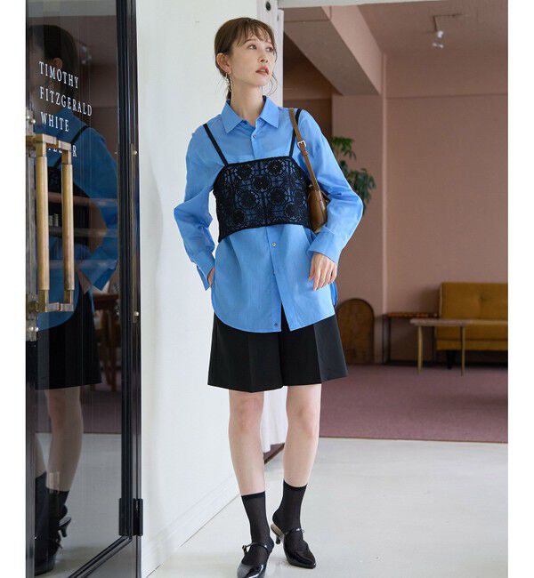 Rope&rsquo;Picnic「ハーフタックパンツ」|チノ|