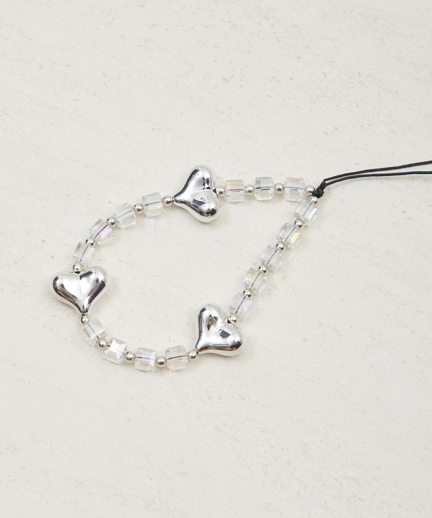 ROPE PICNIC PASSAGE「リボン・ハートモチーフバラエティストラップ」|その他|シルバー(93)