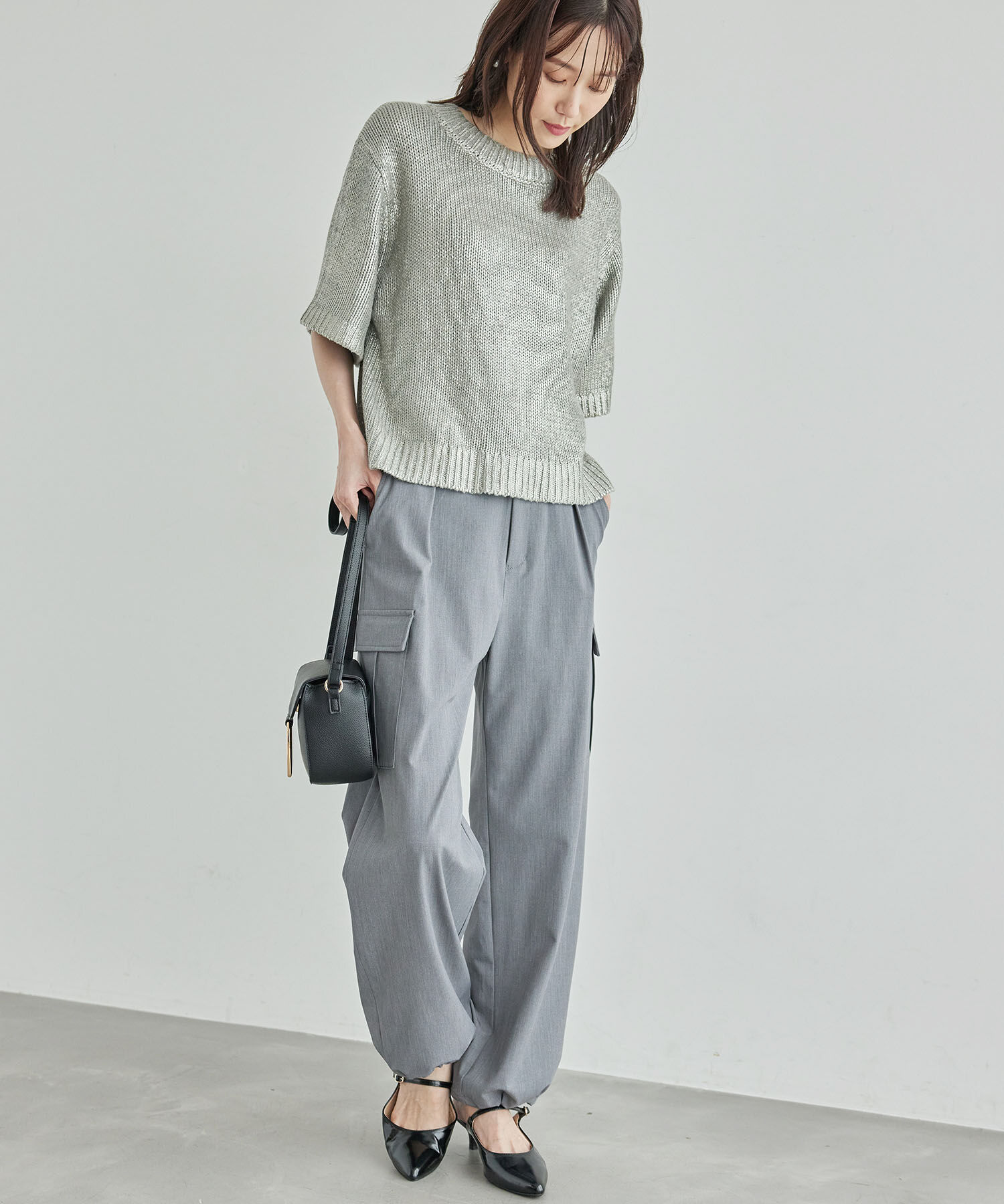 Rope&rsquo;Picnic「【emur/エミュール】箔プリントニット」|ニット・セーター|