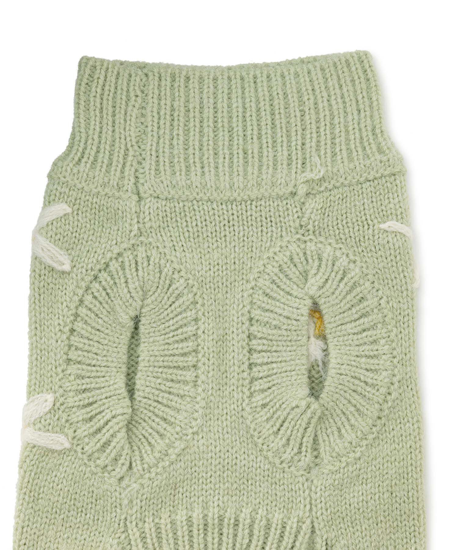 ROPE PICNIC PASSAGE「【DOG】フラワーモチーフニット」|その他|