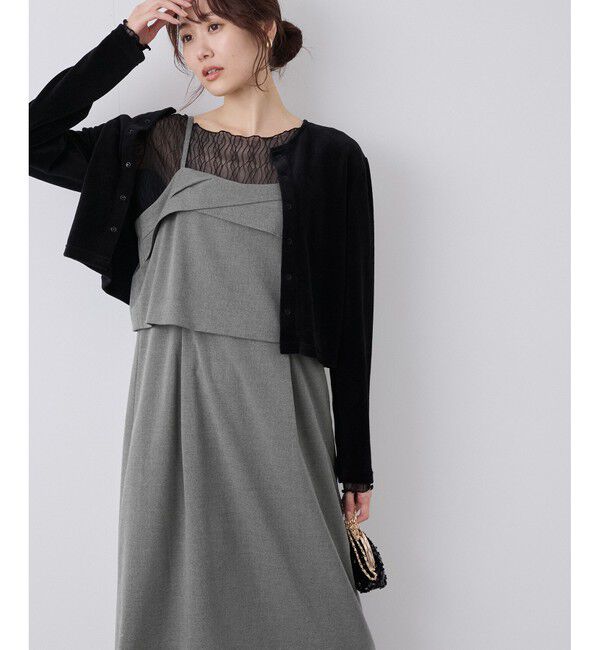 Rope&rsquo;Picnic「セットアップ風キャミワンピース」|ワンピース|