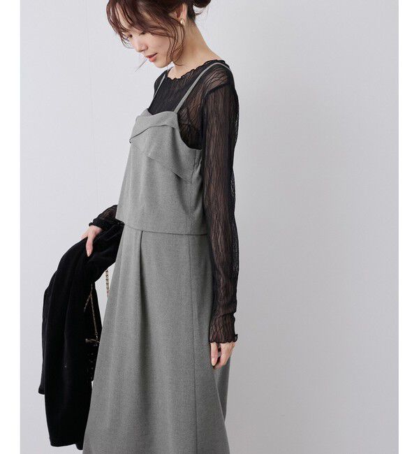 Rope&rsquo;Picnic「セットアップ風キャミワンピース」|ワンピース|