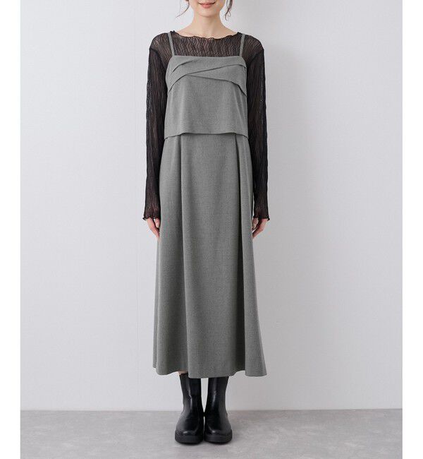 Rope&rsquo;Picnic「セットアップ風キャミワンピース」|ワンピース|