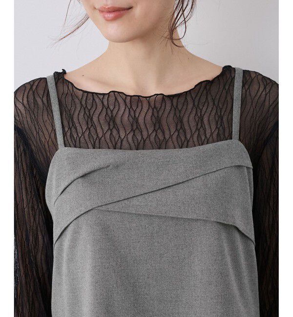 Rope&rsquo;Picnic「セットアップ風キャミワンピース」|ワンピース|