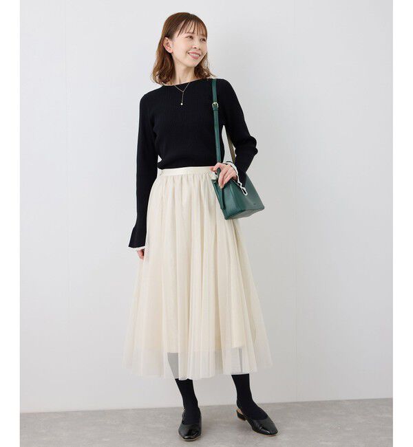 Rope&rsquo;Picnic「キラキラチュールスカート」|スカート|