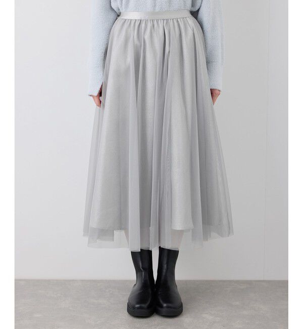 Rope&rsquo;Picnic「キラキラチュールスカート」|スカート|