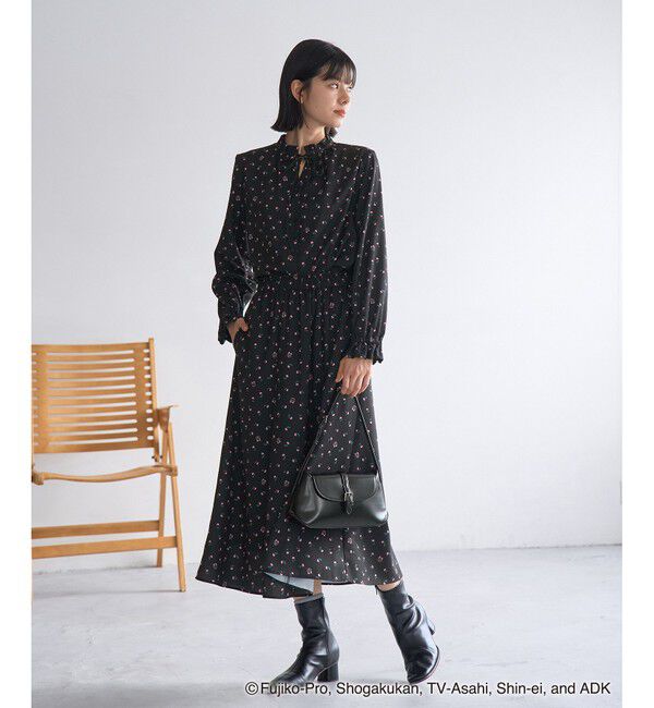 Rope&rsquo;Picnic「【ドラえもんコレクション】花柄スカート/リンクコーデ」|スカート|