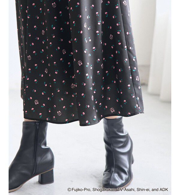 Rope&rsquo;Picnic「【ドラえもんコレクション】花柄スカート/リンクコーデ」|スカート|