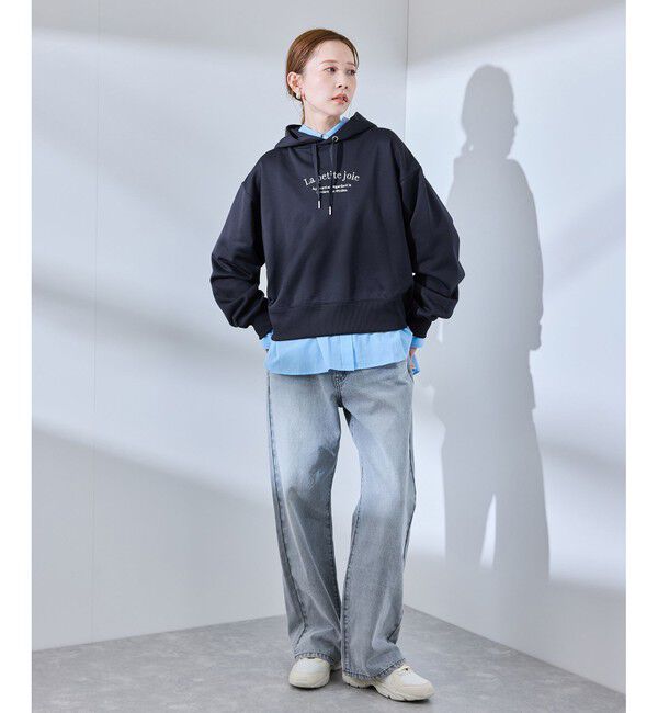 Rope&rsquo;Picnic「アソートロゴ刺繍裏毛フーディー」|パーカー|