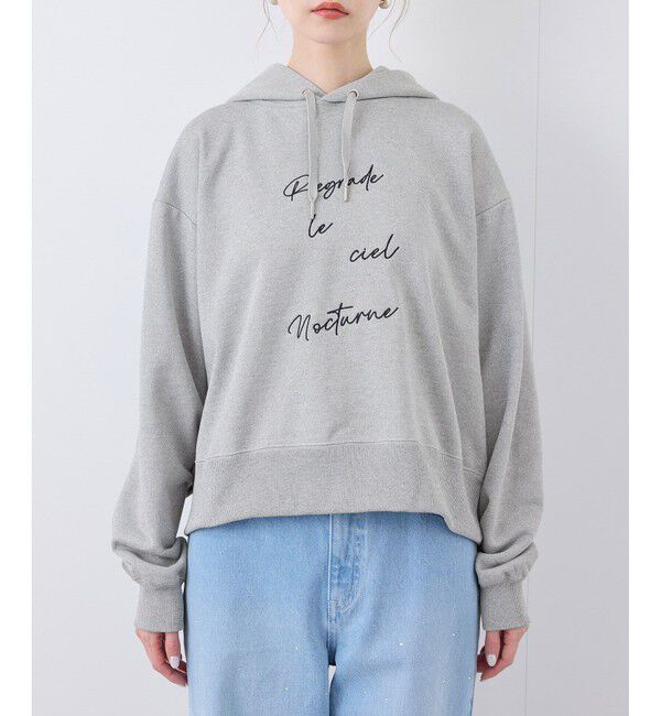 Rope&rsquo;Picnic「アソートロゴ刺繍裏毛フーディー」|パーカー|