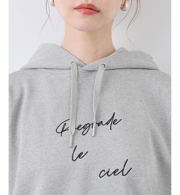 Rope&rsquo;Picnic「アソートロゴ刺繍裏毛フーディー」|パーカー|