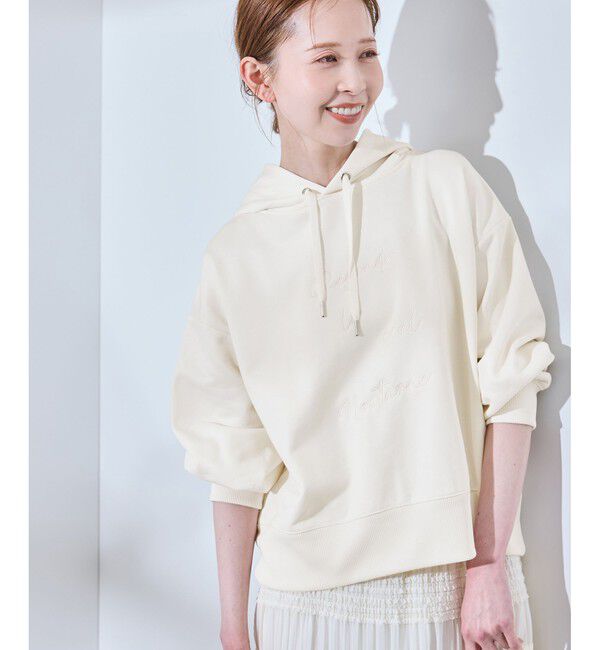 Rope&rsquo;Picnic「アソートロゴ刺繍裏毛フーディー」|パーカー|