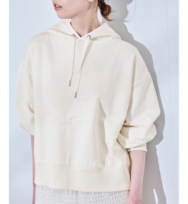 Rope&rsquo;Picnic「アソートロゴ刺繍裏毛フーディー」|パーカー|