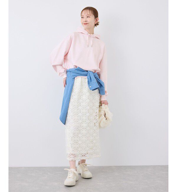 Rope&rsquo;Picnic「アソートロゴ刺繍裏毛フーディー」|パーカー|