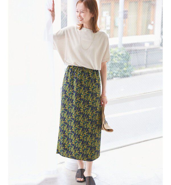 Rope&rsquo;Picnic「【UVカット・吸水速乾・遮熱】Comfort Seriesコンフォートシリーズ/二の腕が隠れるニット」|ニット・セーター|