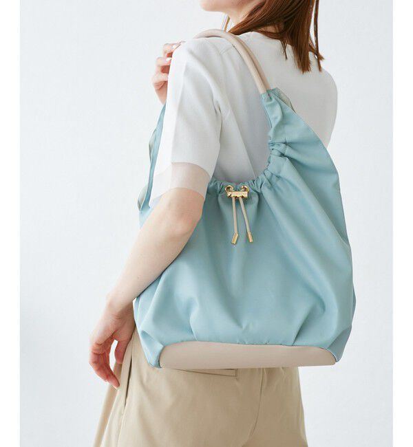 ROPE PICNIC PASSAGE「【撥水加工】ドロストリングギャザートートバッグ」|トートバッグ|