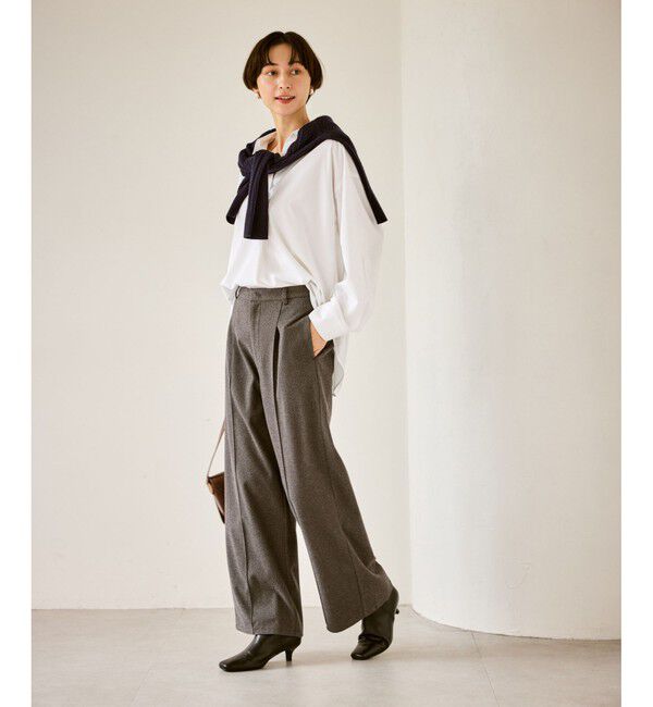 Rope&rsquo;Picnic「スキッパーシャツ/UVカット・イージーケア」|シャツ・ブラウス|