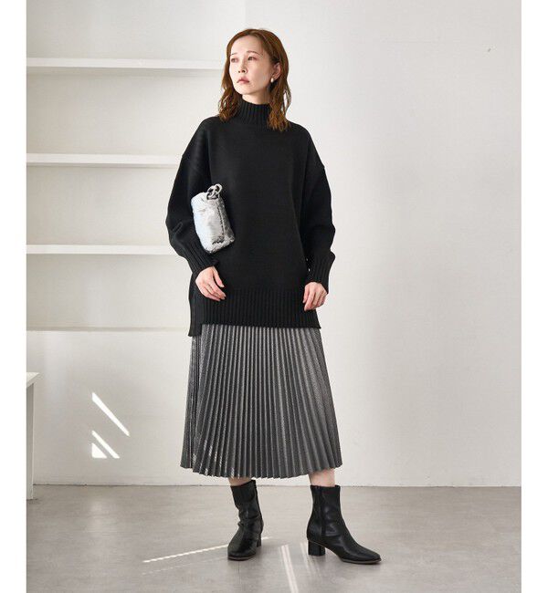 Rope&rsquo;Picnic「ラメチェックプリーツスカート/着丈が選べる」|スカート|