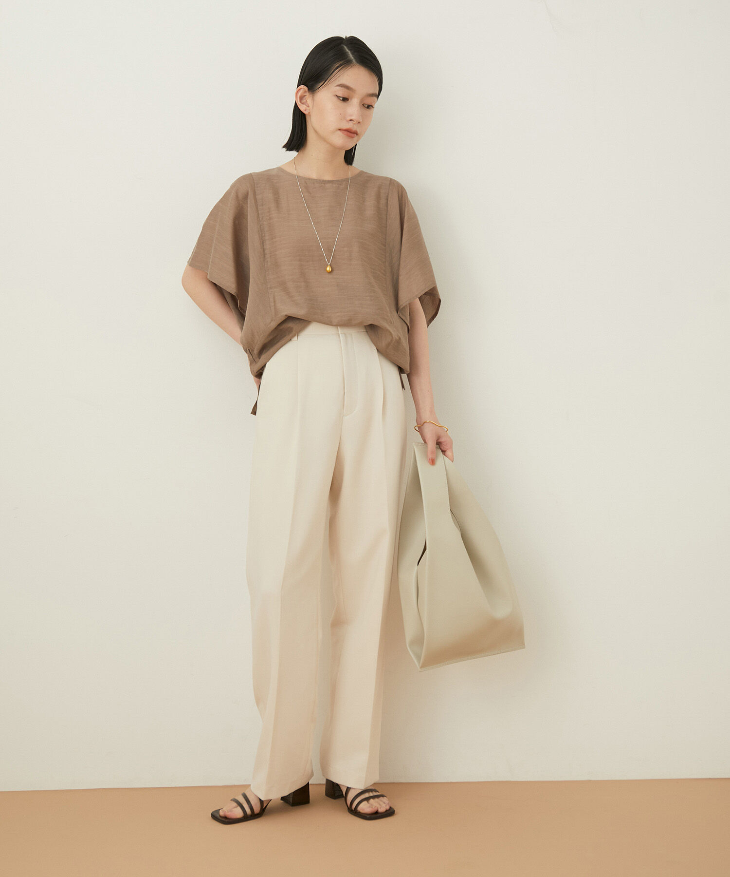 ADAM ET ROPE'「アシンメトリーラインサンダル」|サンダル|