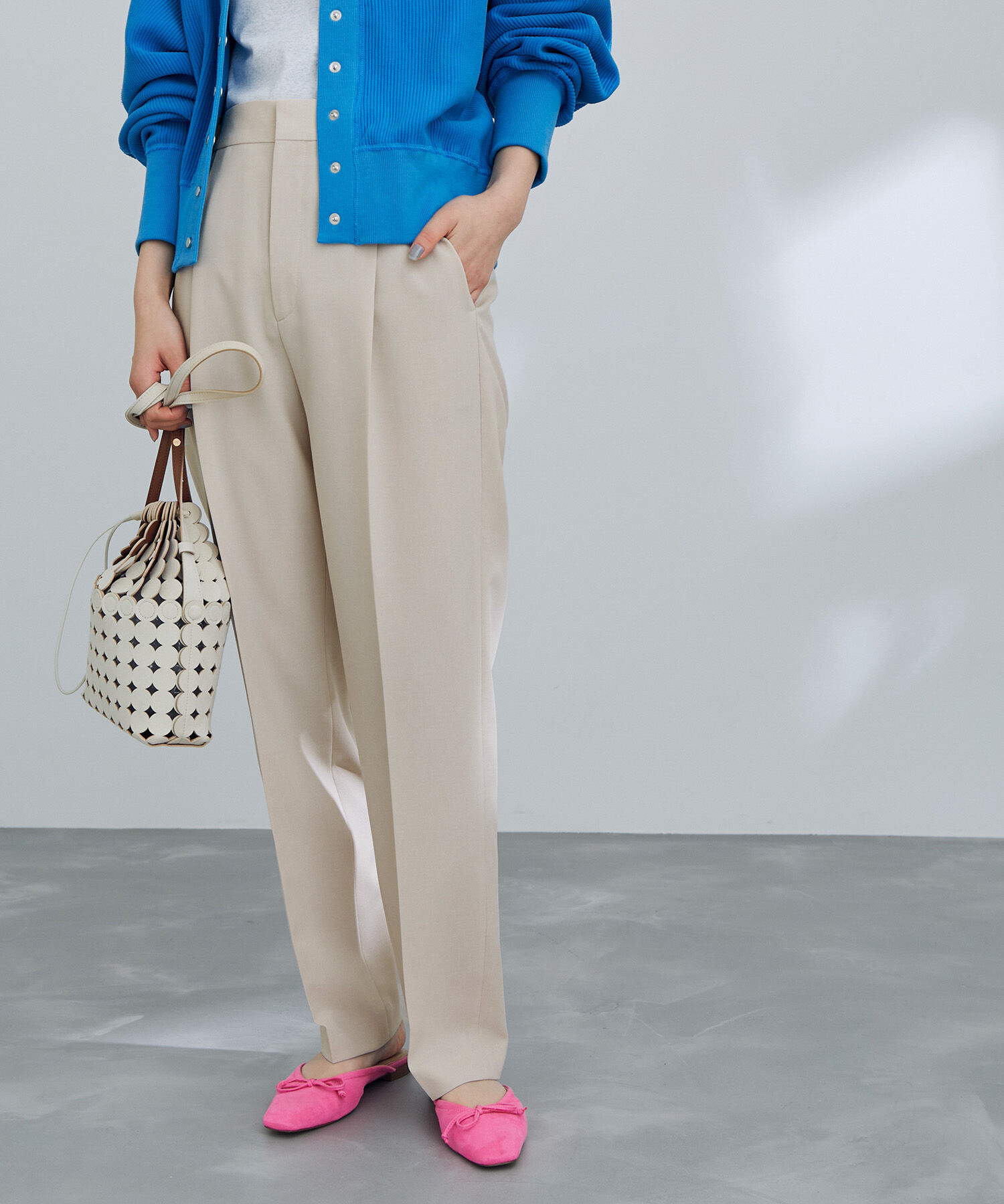 ADAM ET ROPE'「【サステナブル】スリムスラックス」|スラックス|キナリ(16)