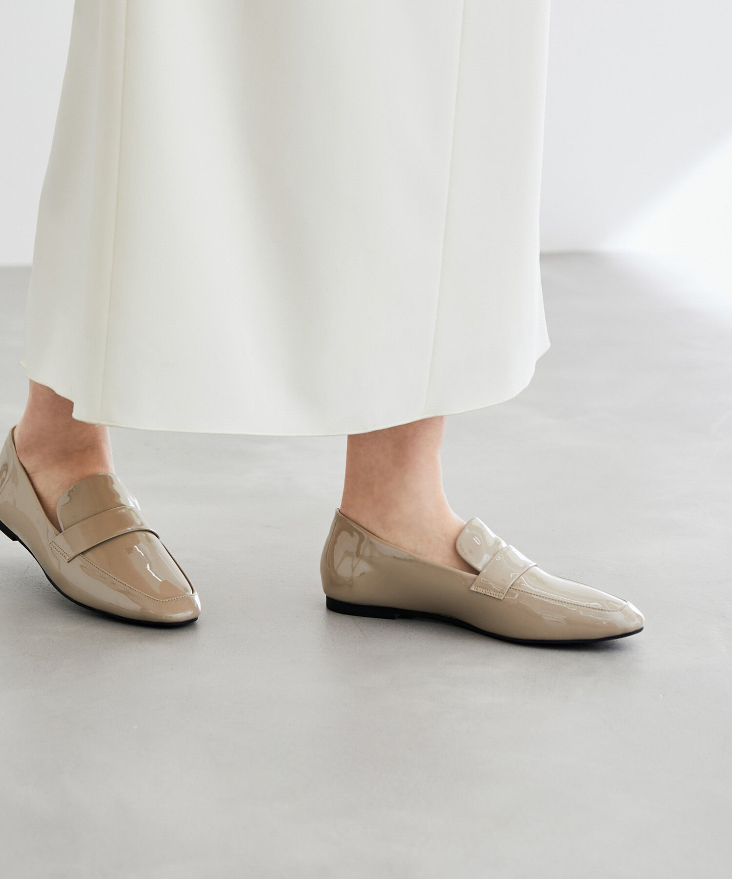 ADAM ET ROPE'「【晴雨兼用】ポーチ付きレインローファー」|レインシューズ|