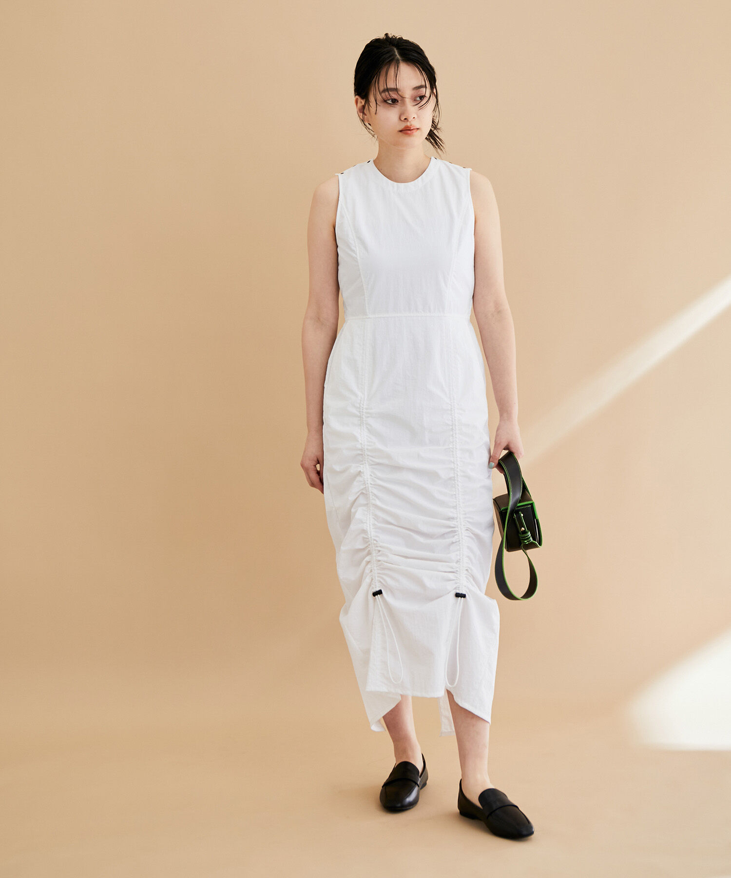 ADAM ET ROPE'「【晴雨兼用】ポーチ付きレインローファー」|レインシューズ|