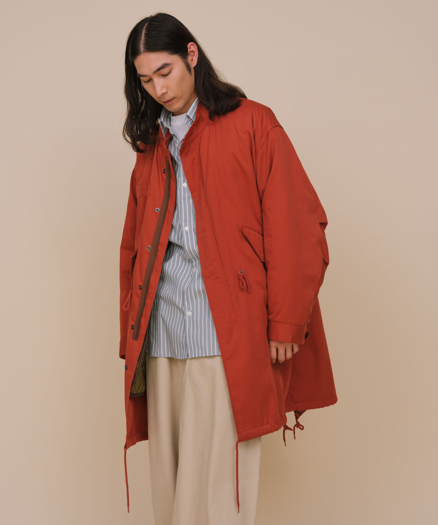 ADAM ET ROPE'「《2点セット》M-65 ビッグシルエット モッズコート / コート＆中綿ライナーセット / ライナー取り外し可能 」|その他|